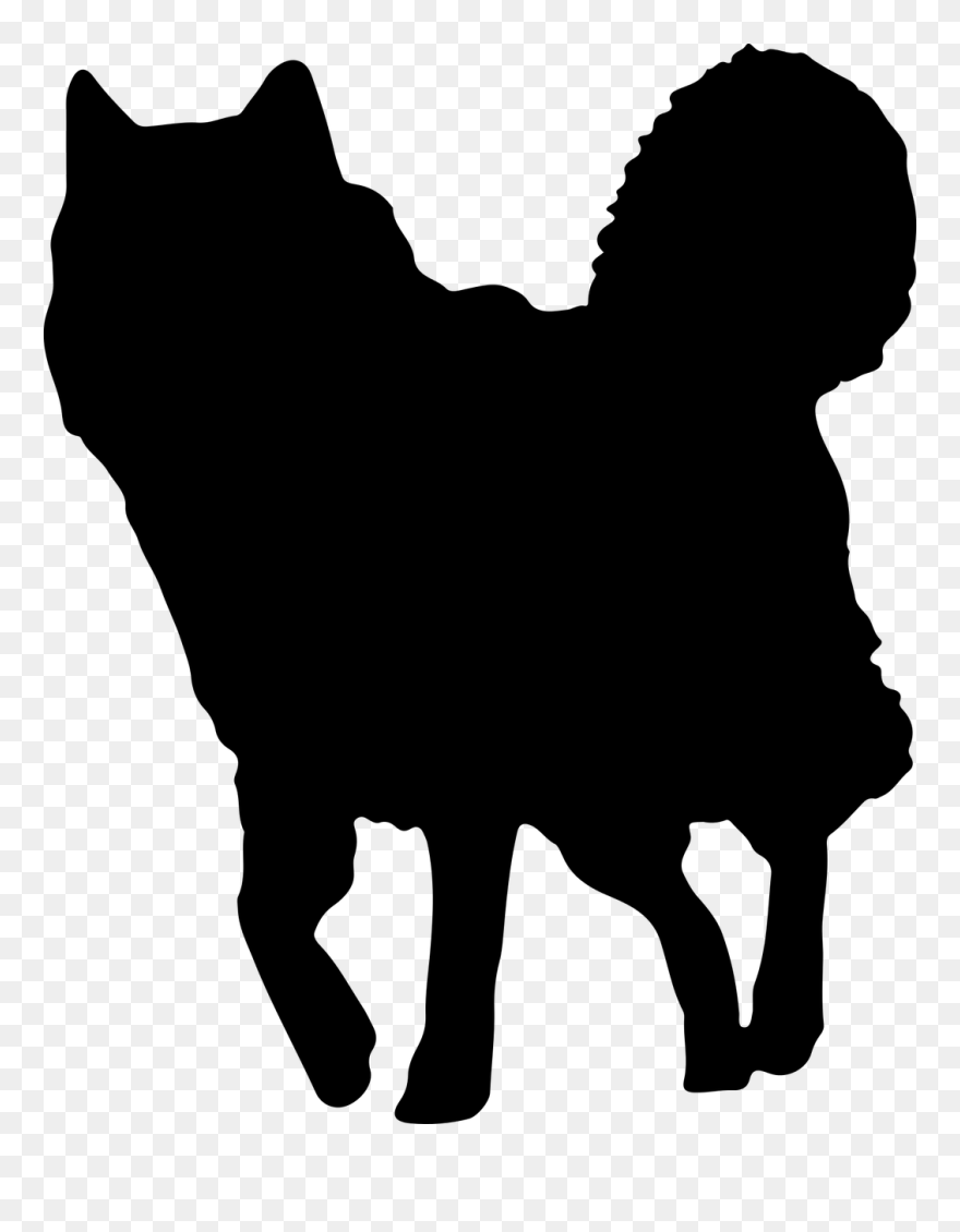 Transparent Cat And Dog Silhouette Clipart - Png Download