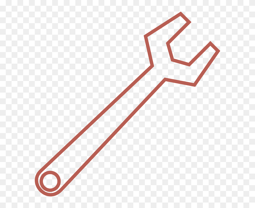 Mechanics, Spanner, Tool, Wrench - Diagram Of Spanner Clipart