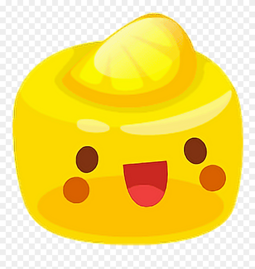 Lemon Clipart Kawaii - Kawaii Jello - Png Download