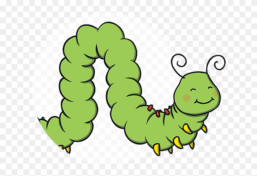 Caterpillar In Africa Png - Curly Caterpillar Cartoon Clipart
