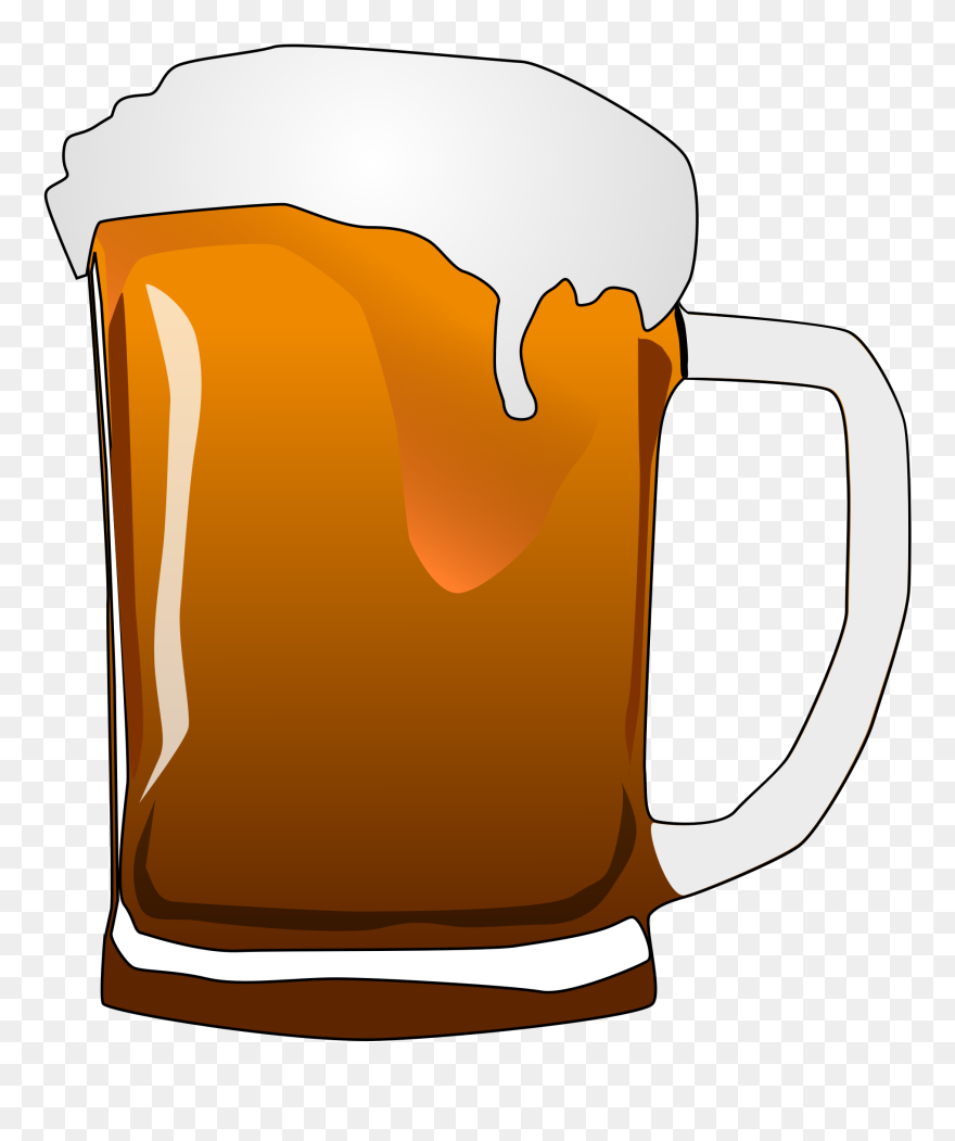 Collection Of Free Alcohol Drawing Beer Mug Download - Liquor Clipart - Png Download