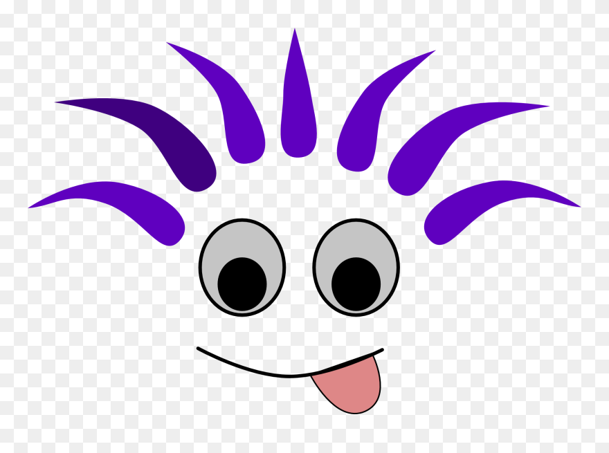 Transparent Cartoon Hair Png - Crazy Hair Png Clipart