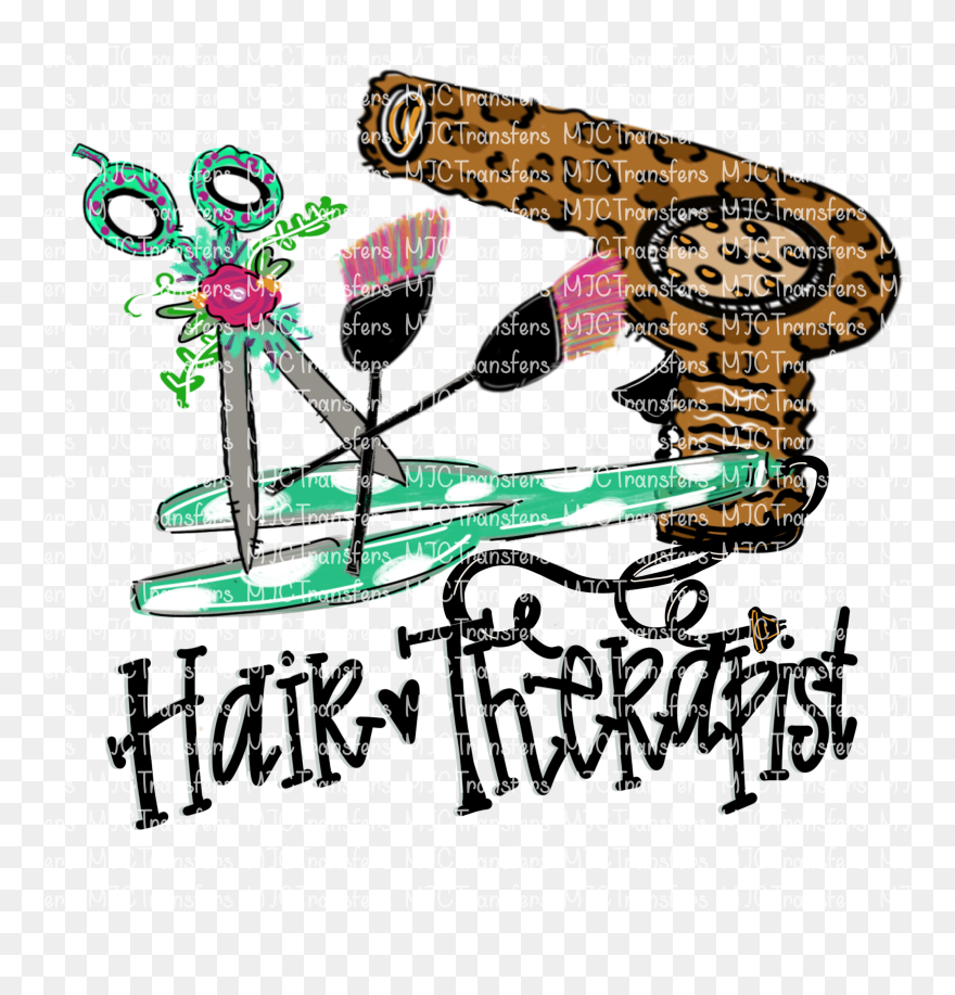 Hair Therapist - Hairdresser Clipart