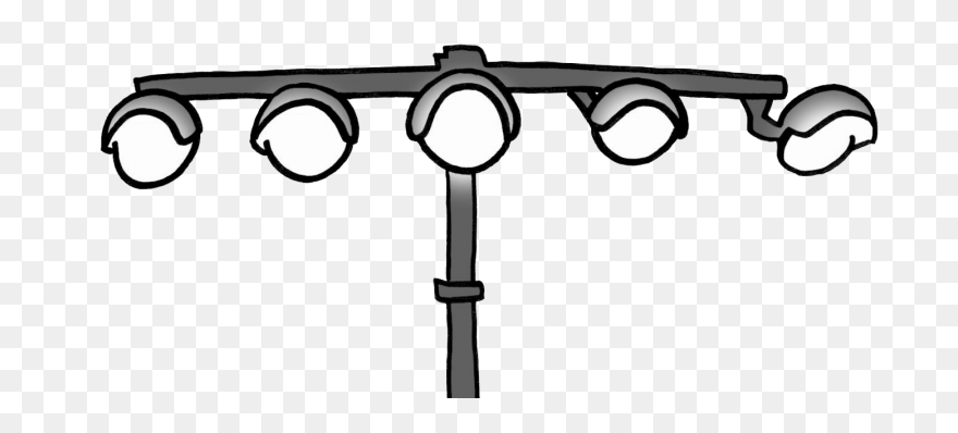 Fieldlights - Stadium Lights Clipart - Png Download