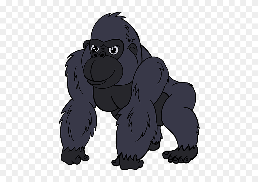 Transparent Gorilla Clipart - Gorilla Clipart - Png Download