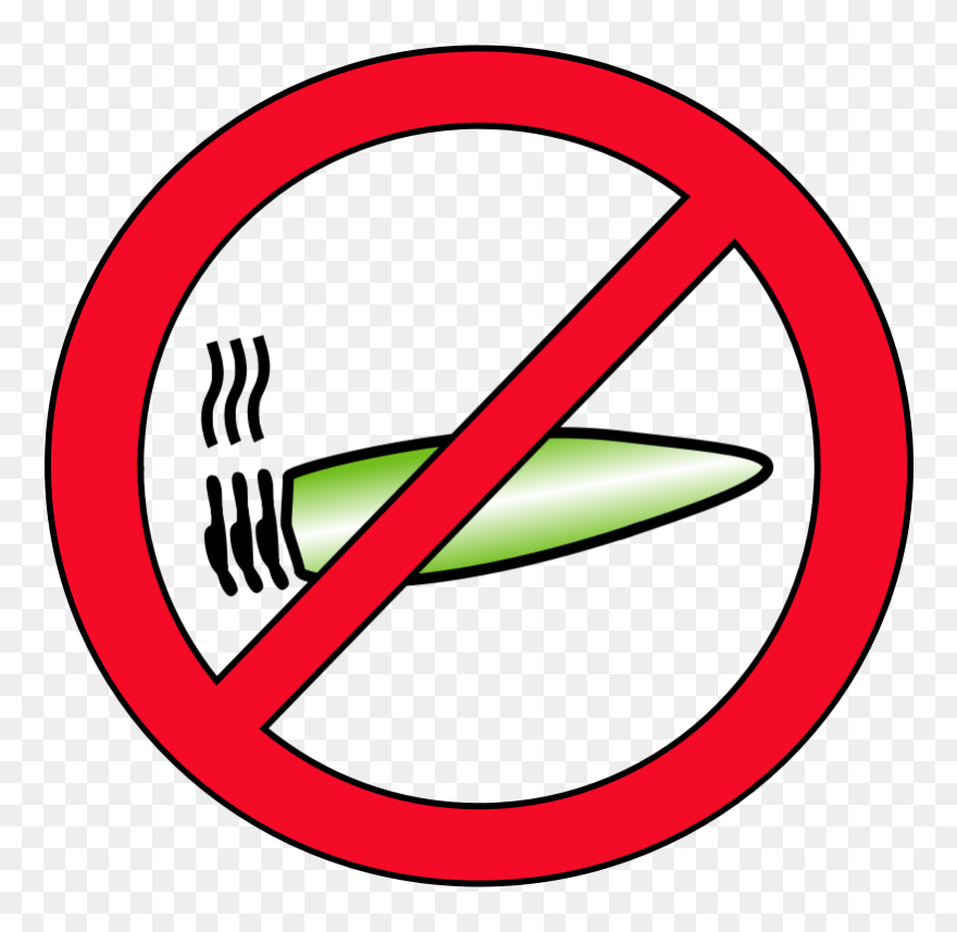No Smoking Weed Png Clipart