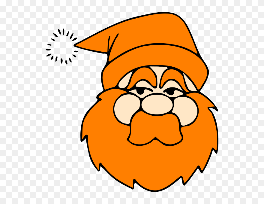 Santa Claus Face No Background Clipart