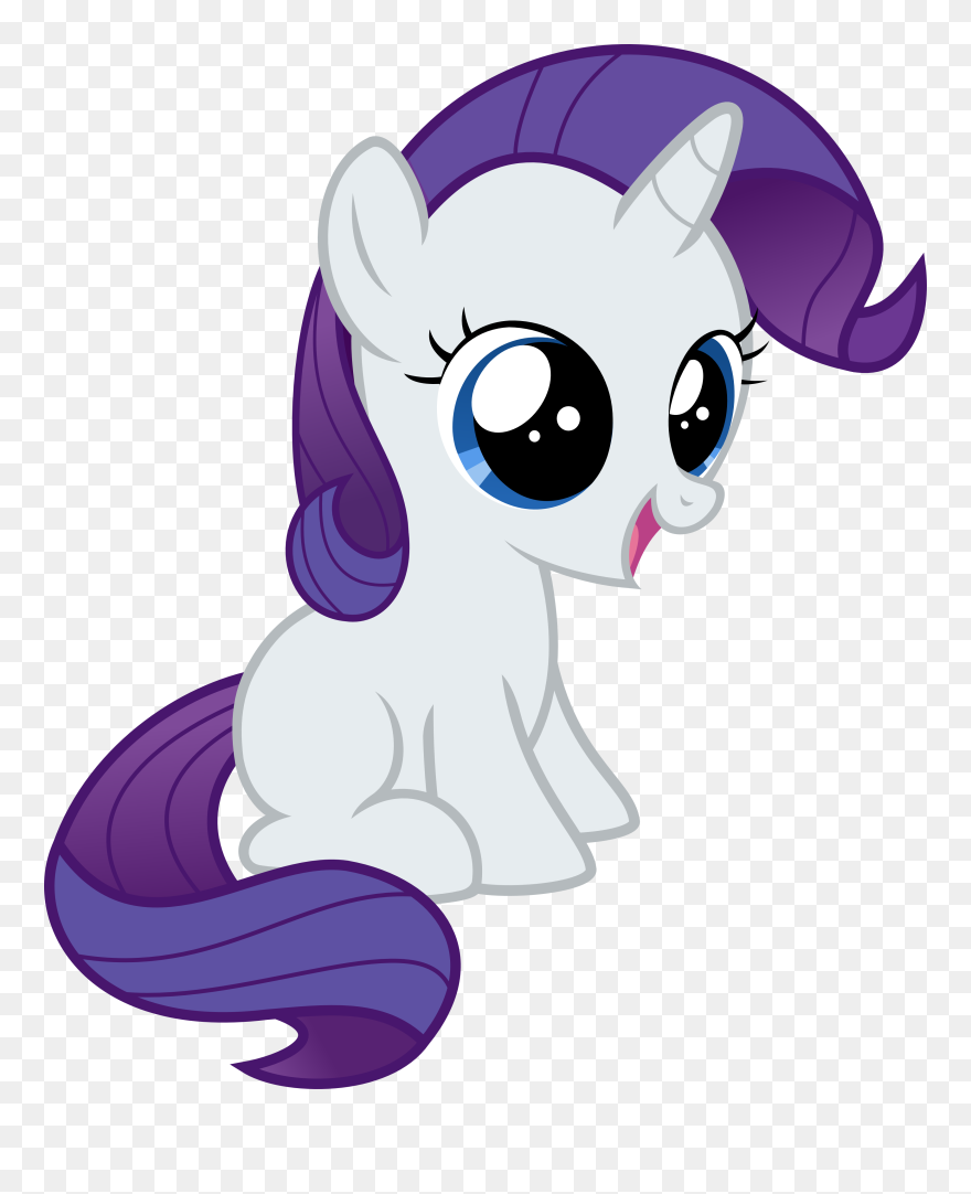 My Little Pony Clipart Castle - My Little Pony Rarity Filly - Png Download