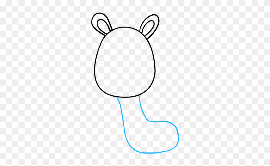 How To Draw Baby Giraffe Clipart