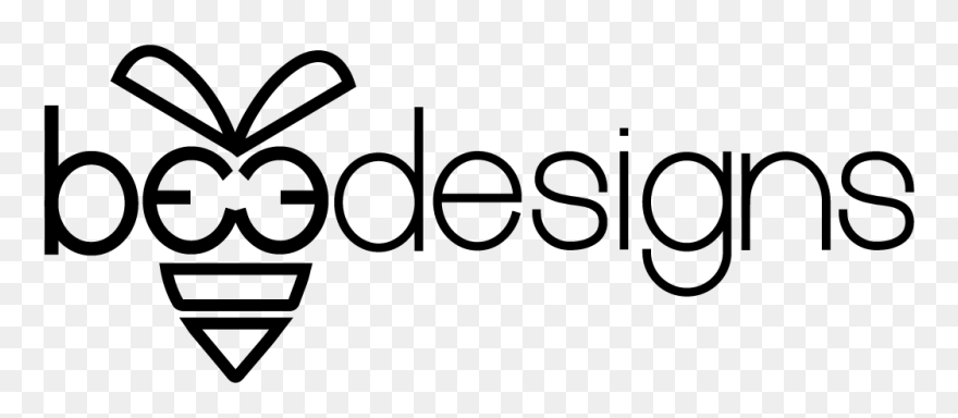 Transparent Breakfast At Tiffany"s Clipart - Minimal Logo Bee Design - Png Download