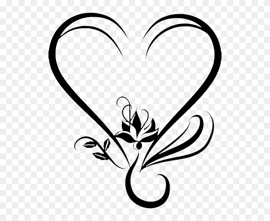 Clipart Wedding Heart - Png Download