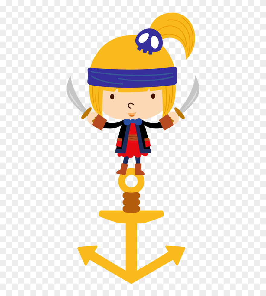 Pirate Babies Clip Art - Piracy - Png Download
