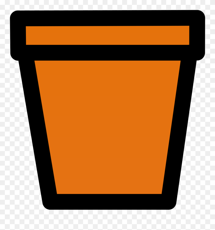 Terra Cotta Pot - Flower Pot Clipart - Png Download