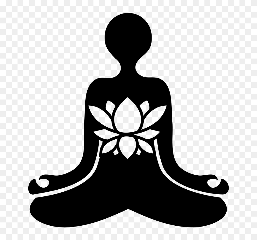 Picture - Pranayama Black And White Clipart