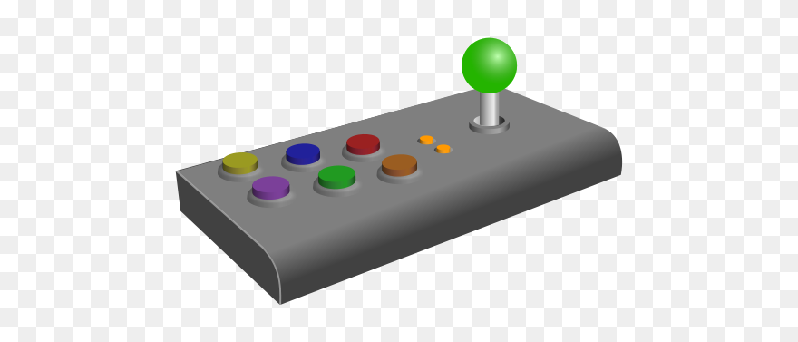 Retro Arcade Joystick - Arcade Joystick Png Stock Clipart