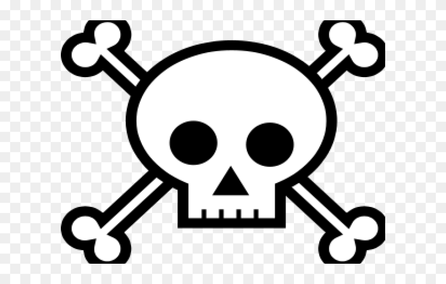 Death Clipart Bubonic Plague - Draw Skull And Bones - Png Download