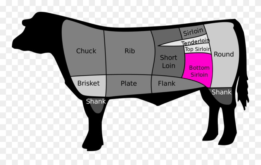Cuts Of Beef Clipart