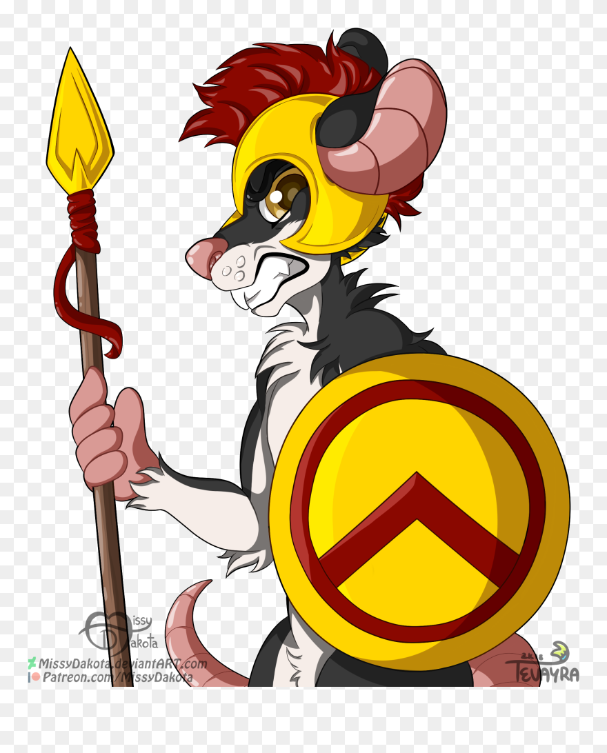 Rat Of War - War Rat Art Clipart