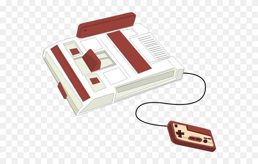 Retro Gaming Console - Retro Console Vector Icons Clipart