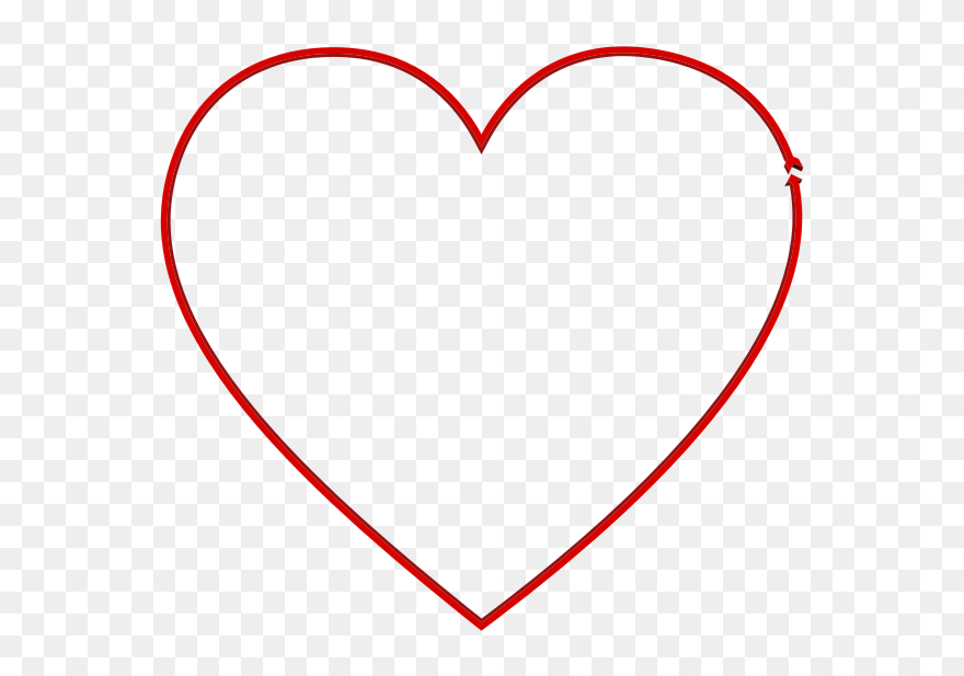 Arrow Heart - Сердце Трафарет Clipart