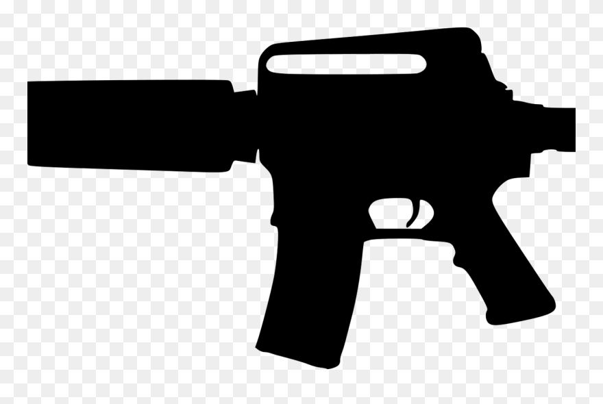 Ar-15 Guns Cliparts - Aps Kompetitor M4 - Png Download