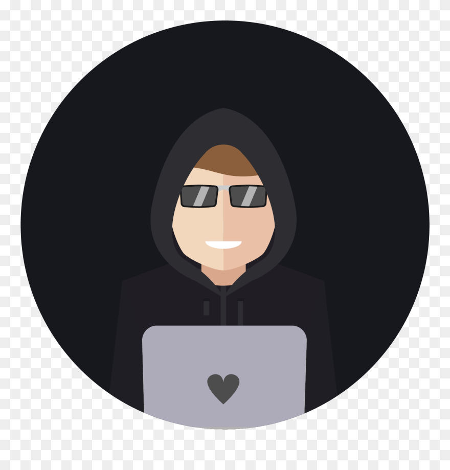 Ahmed Elkashef Icon In Information Security Outfit - Cartoon Clipart