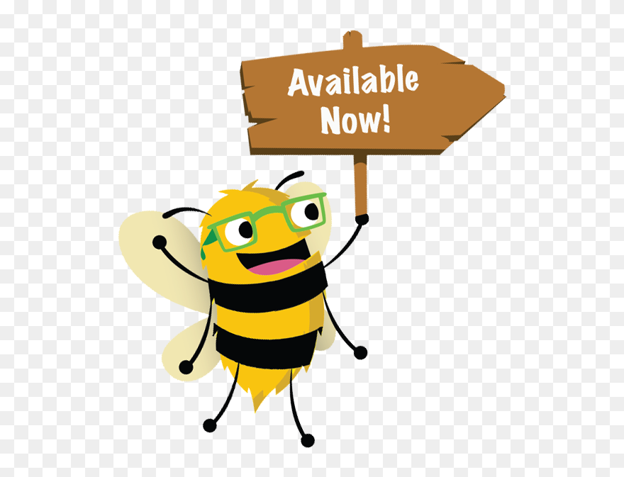 Available Bee - Clip Art - Png Download