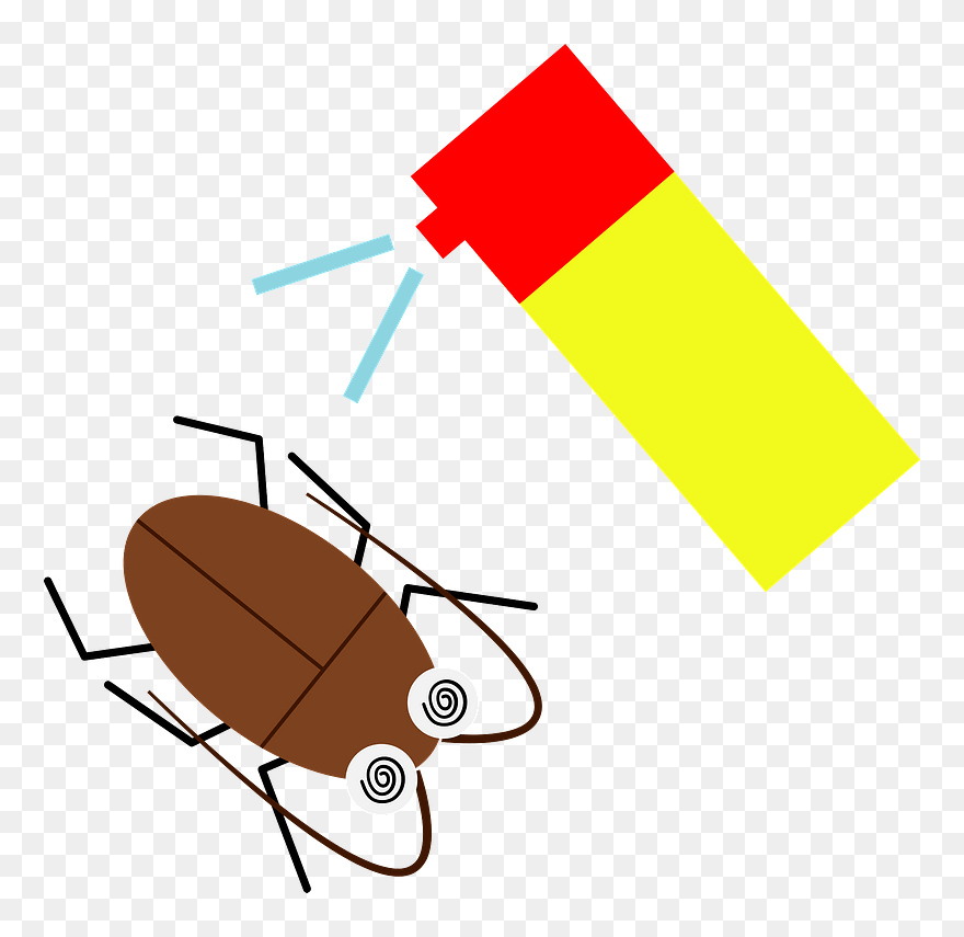 Cockroach Insecticide Clipart - Insecticide - Png Download