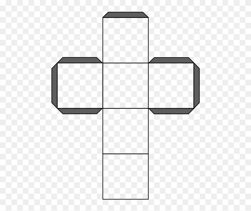 Cube Grid - Paper Box Model Clipart