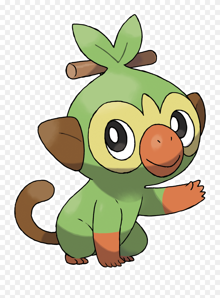 Transparent Pokemon Clip Art - Pokemon Sword And Shield Grookey - Png Download