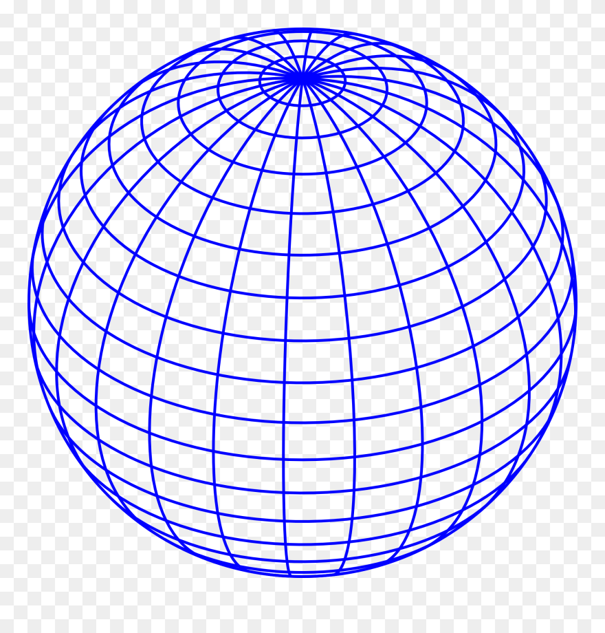 Globe Grid Png - Transparent Globe Grid Png Clipart