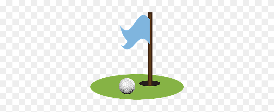 Golf Ball Sports Clipart - Crescent - Png Download