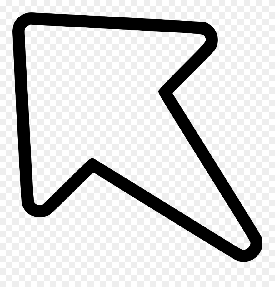 Diagonal North West Up Left Arrow Comments - White Diagonal Arrow Png Clipart