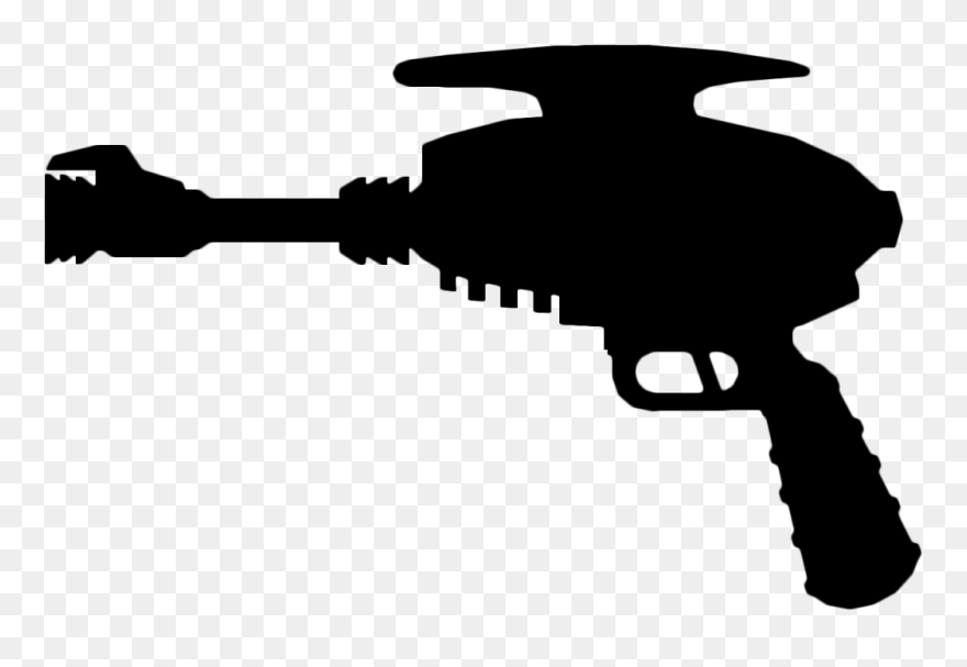 Firearm Black & White - Portable Network Graphics Clipart