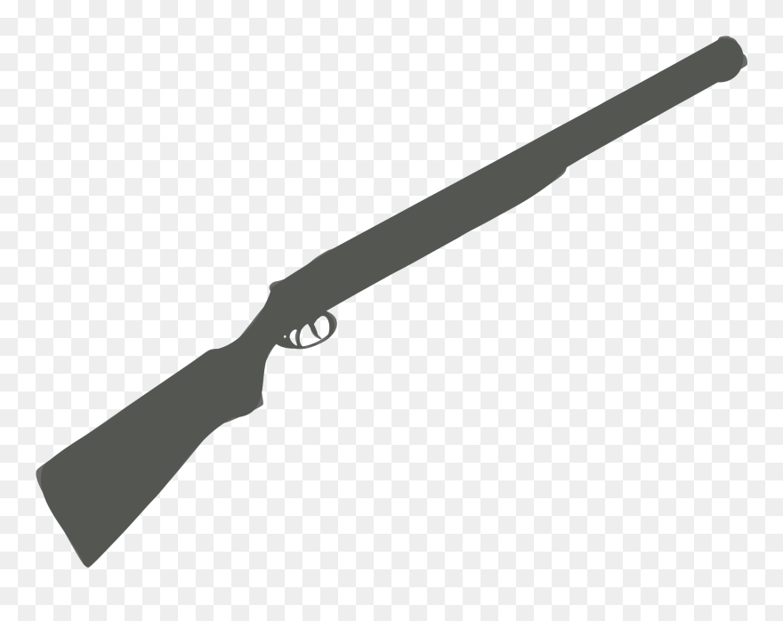 Silhouette Arme 05 Clip Arts - Clay Pigeon Shot Guns - Png Download
