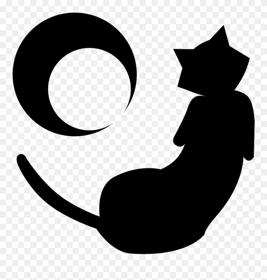 Whiskers Cat Silhouette Black M Clip Art - Sabrina The Teenage Witch Black Cat Transparent - Png Download