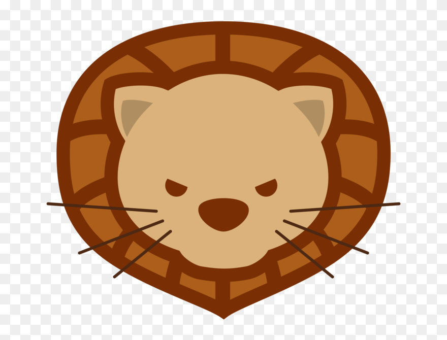 Head,small To Medium Sized Cats,big Cats - Clip Art - Png Download