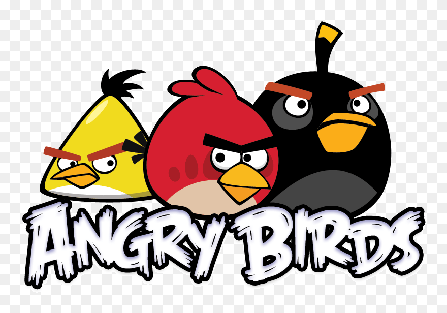 Angry Birds Online - Angry Birds Logo Png Clipart