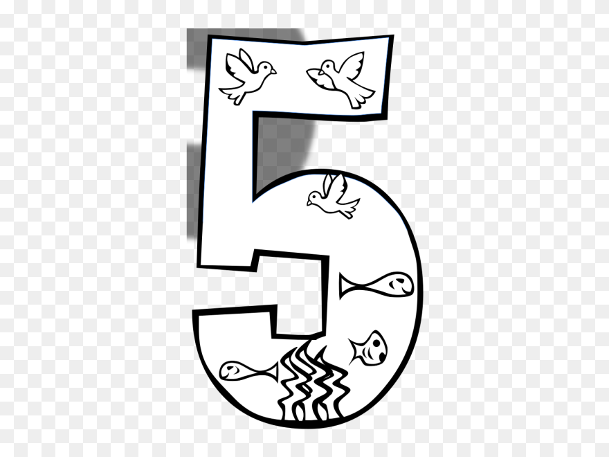 Creation Day 5 Png Icons - Creation Day 5 And 6 Colouring Page Clipart