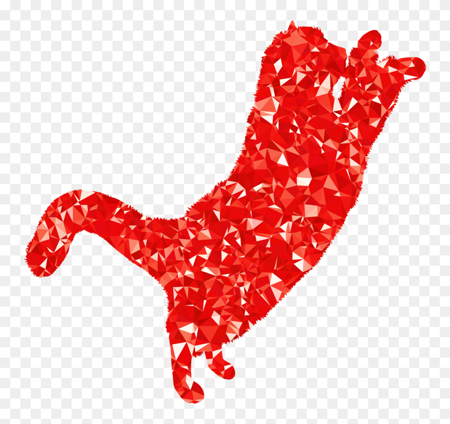 Black Cat Clipart Long Haired - Clip Art - Png Download