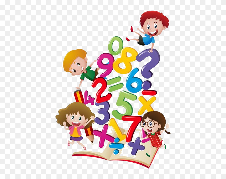 Kids Doing Math Clipart - Png Download