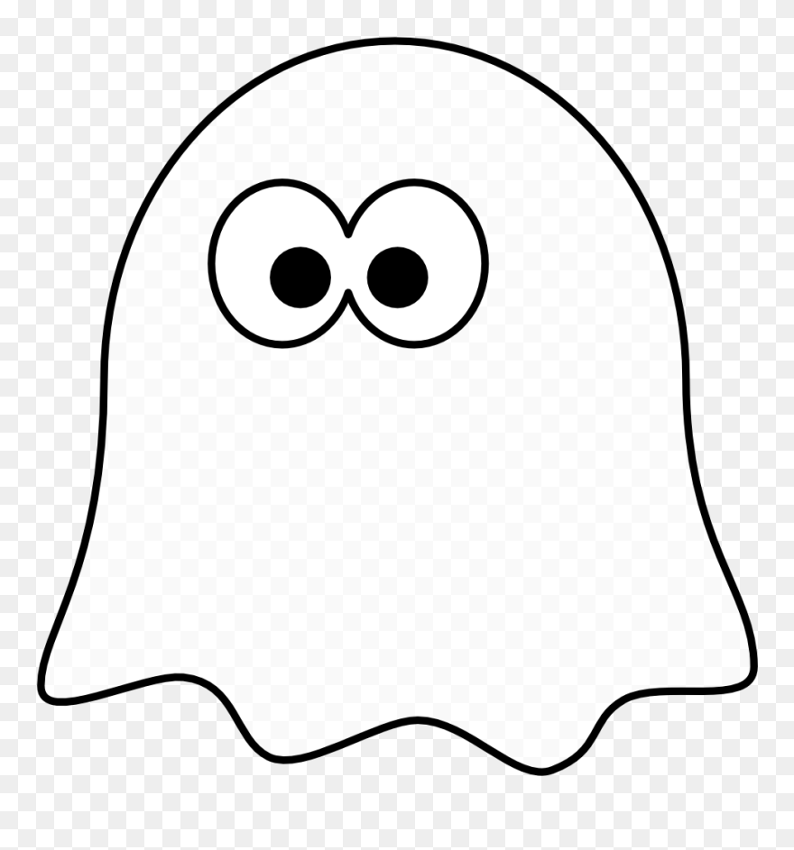 Transparent Halloween Clip Art Black And White - Animated Ghost - Png Download