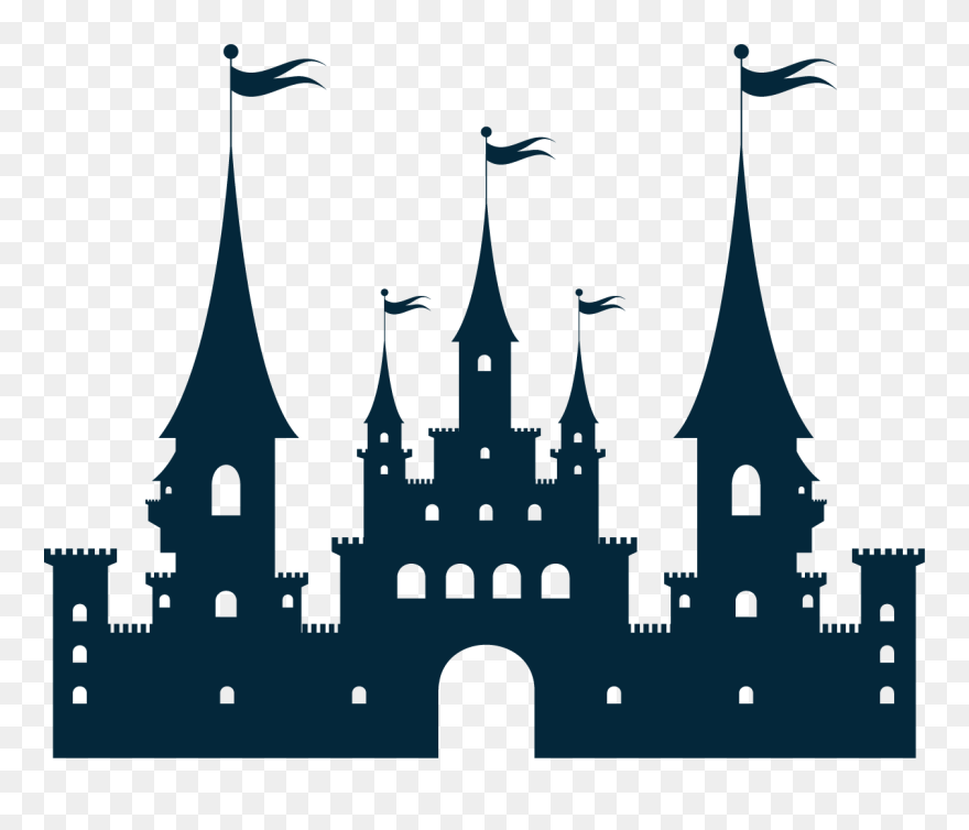 Castle Silhouette Clip Art - Castle Silhouette Png Transparent Png