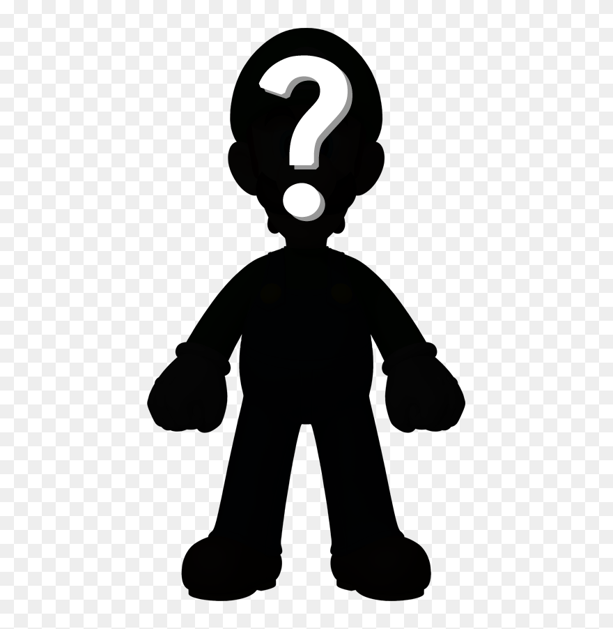 Person Silhouette Clip Art - Silhouette Mystery Person Clipart - Png Download
