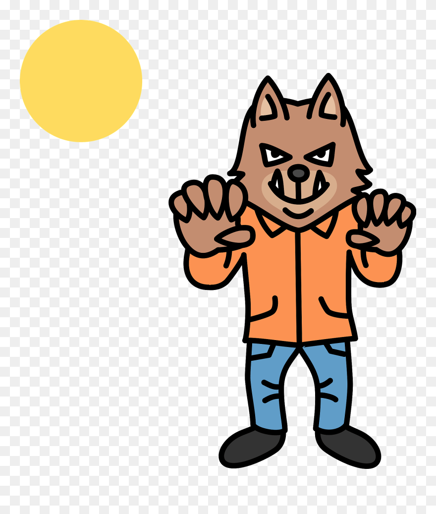 イラスト 無料 狼 男 Clipart