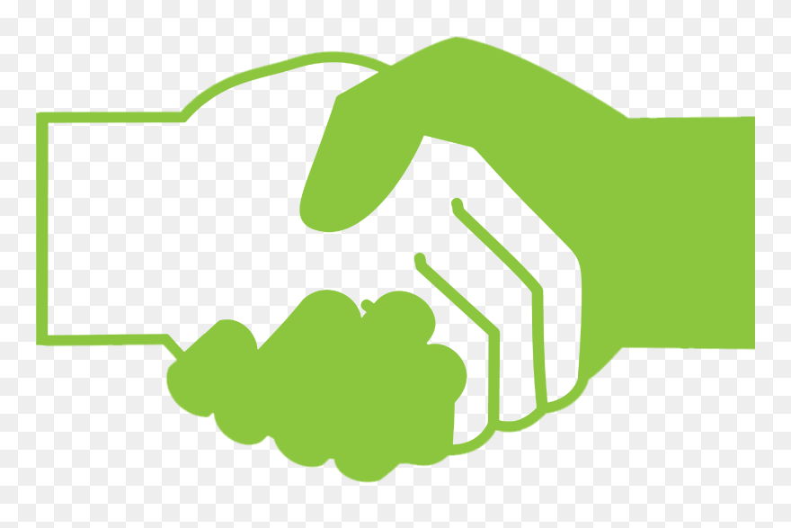 Vector Free Stock Handshake Clipart Trust - Hand Shake Art Black And White - Png Download