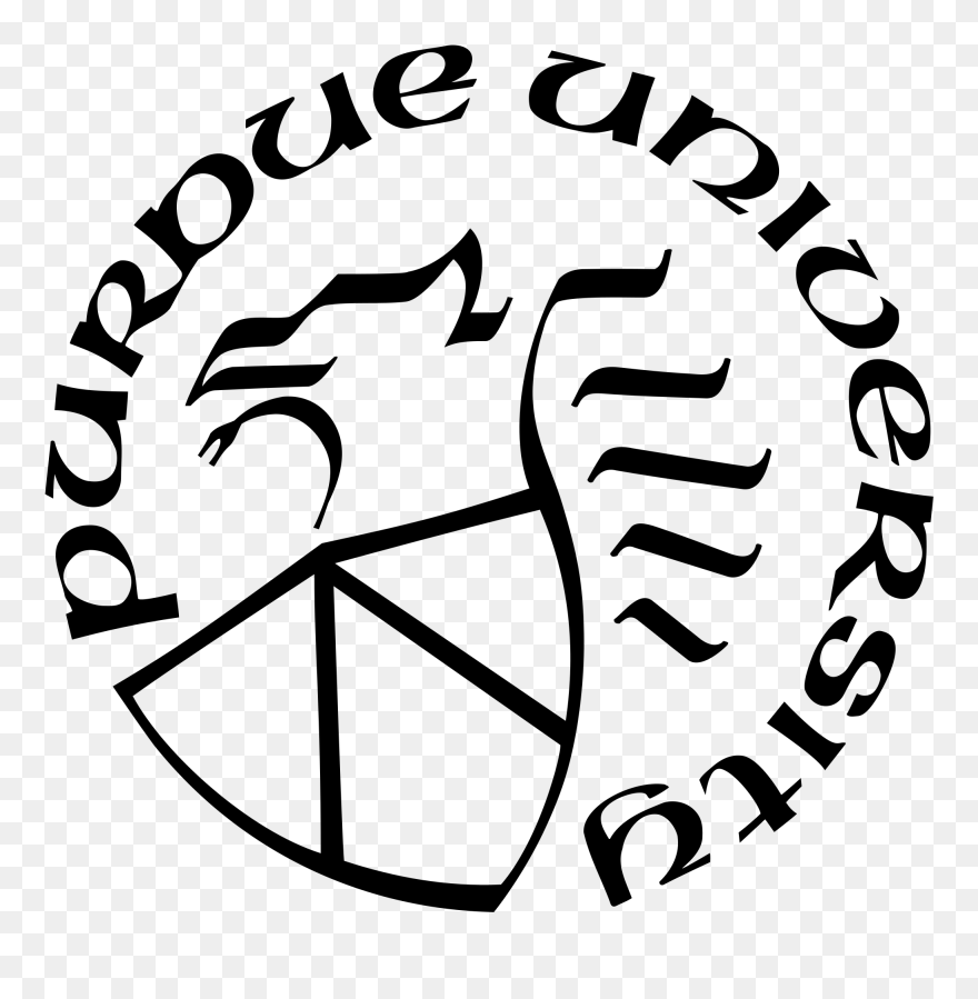 Purdue University West Lafayette Logo Clipart