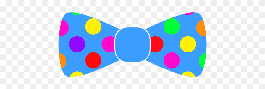 Spinning Bow Tie Necktie Sticker Decal - Clown Bow Tie Clipart - Png Download