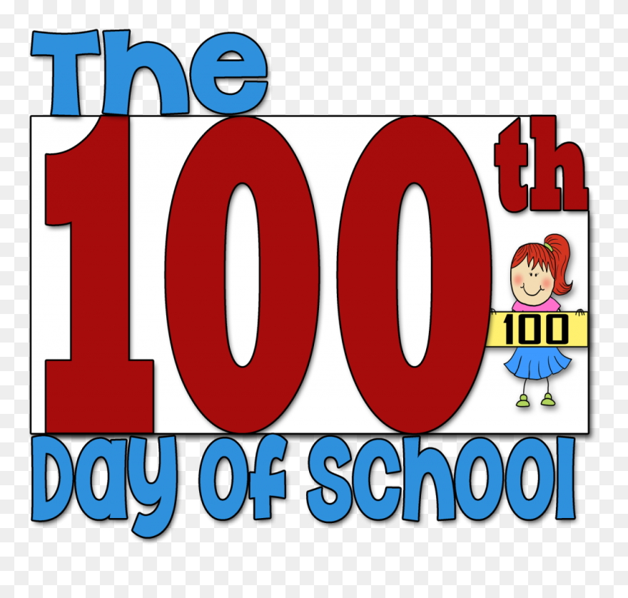 100 Days Of School Word Clipart