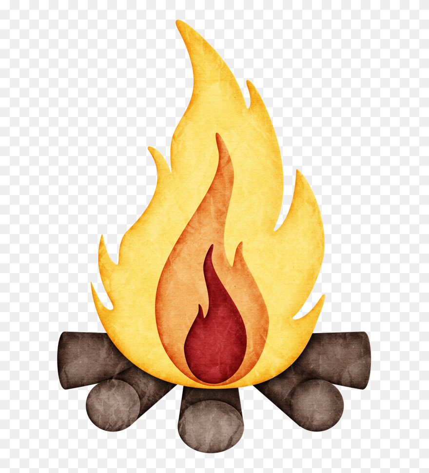 Clip Art Camp Fires - Png Download